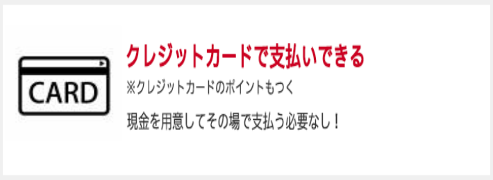 クレジット払いなので現金の準備不要でご契約できる損保ジャパンのi自賠